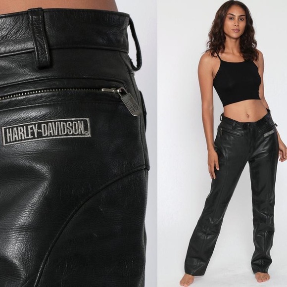(NWT) 90’s Vintage Harley-Davidson Leather Pants